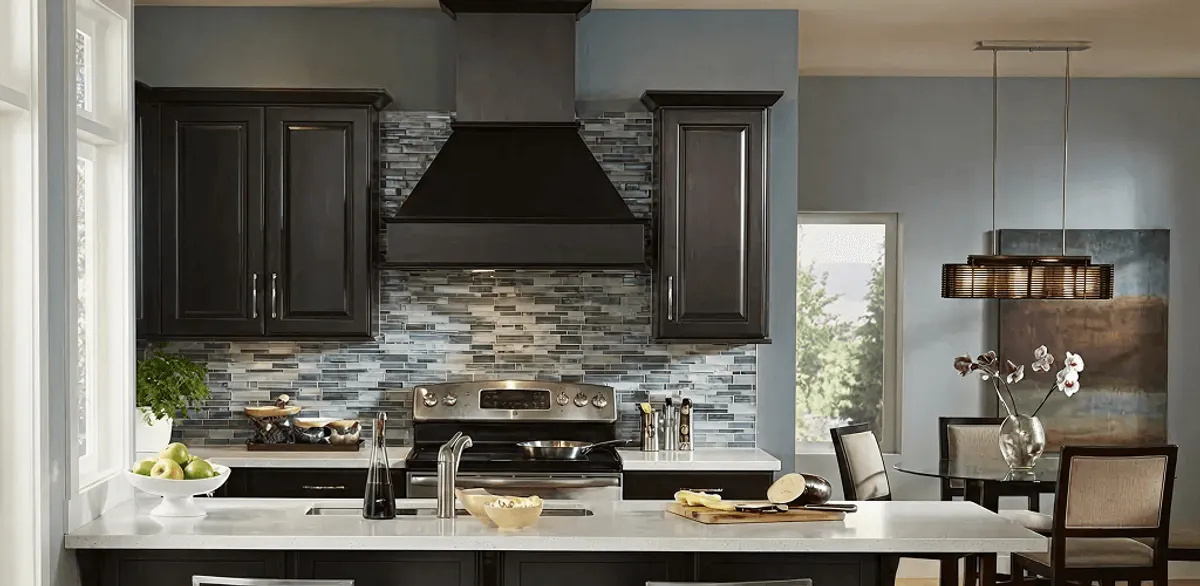 Kitchen cabinet painting and refinishing in a modern kitchen in Norfolk, VA